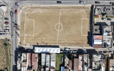 Municipalidad de Quetzaltenango inaugura mejoras en la cancha de Jardines de Xelajú.