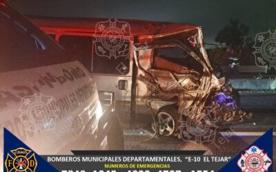 Colisión en libramiento de Chimaltenango deja cuatro heridos