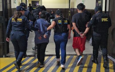 PNC captura a tres pandilleros vinculados a asesinato y narcomenudeo