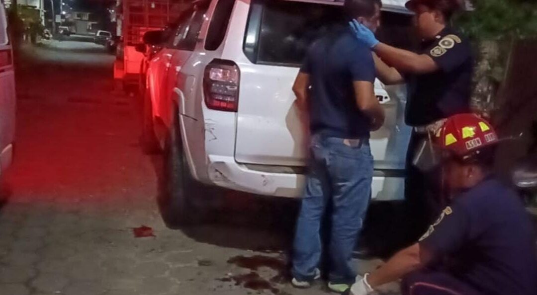Motorista herido en accidente de tránsito