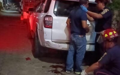 Motorista herido en accidente de tránsito