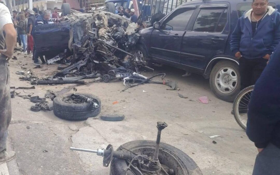 Un niño fallecido y dos heridos de gravedad deja accidente en Salcajá