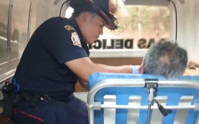 Atienden a hombre con herida en el tórax