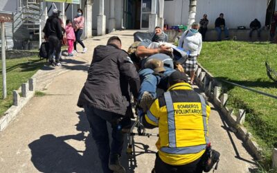 Motorista herido al derrapar vehículo