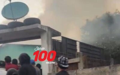 Incendio estructural consume vivienda en San Juan Ostuncalco