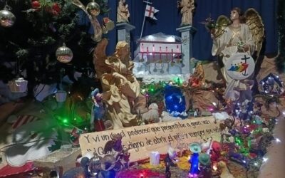 Tradición y fe: Familia Pérez presenta su nacimiento navideño con temática del Apocalipsis