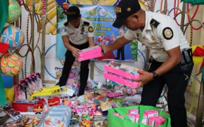 PNC invita a la población a donar un juguete para los niños.