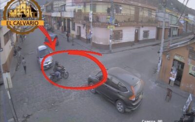 Motorista atropellado en zona 1 de Quetzaltenango; conductor huyó del lugar