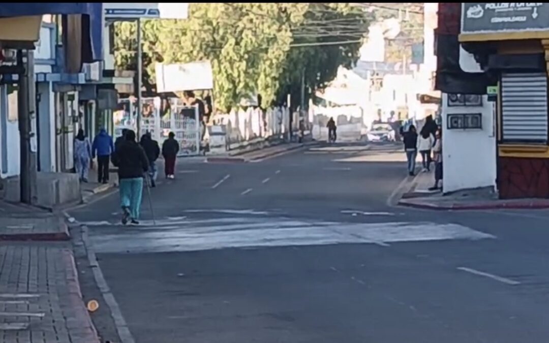 Realizan simulacro contra la delincuencia organizada en la diagonal 11 de Quetzaltenango