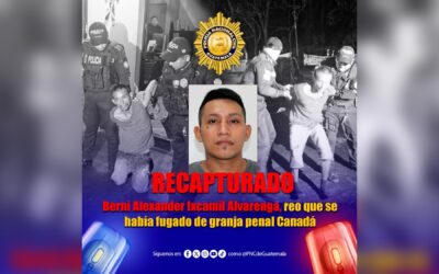 Recapturan a reo fugado de la granja penal Canadá