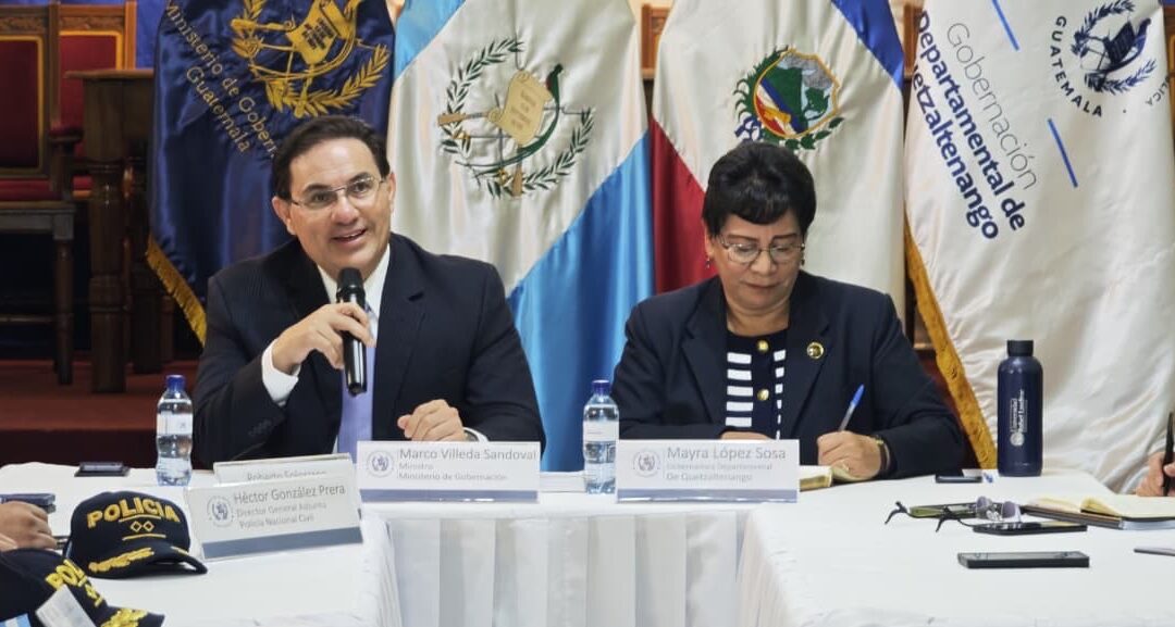 Autoridades refuerzan estrategias de seguridad ciudadana en Quetzaltenango