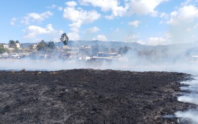 CONRED liquida incendio en el interior del aeropuerto de Quetzaltenango