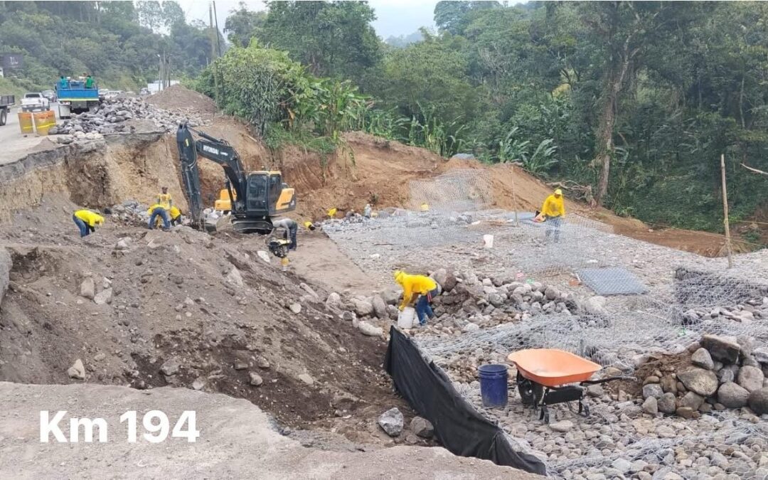 Avances desiguales en la ruta CITO-ZARCO: progreso en el km 194, lentitud en el km 187 preocupa a usuarios