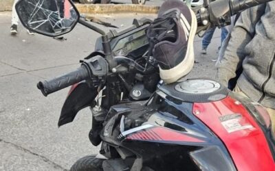 Accidente de tránsito en el sector de Cuesta Blanca deja un herido