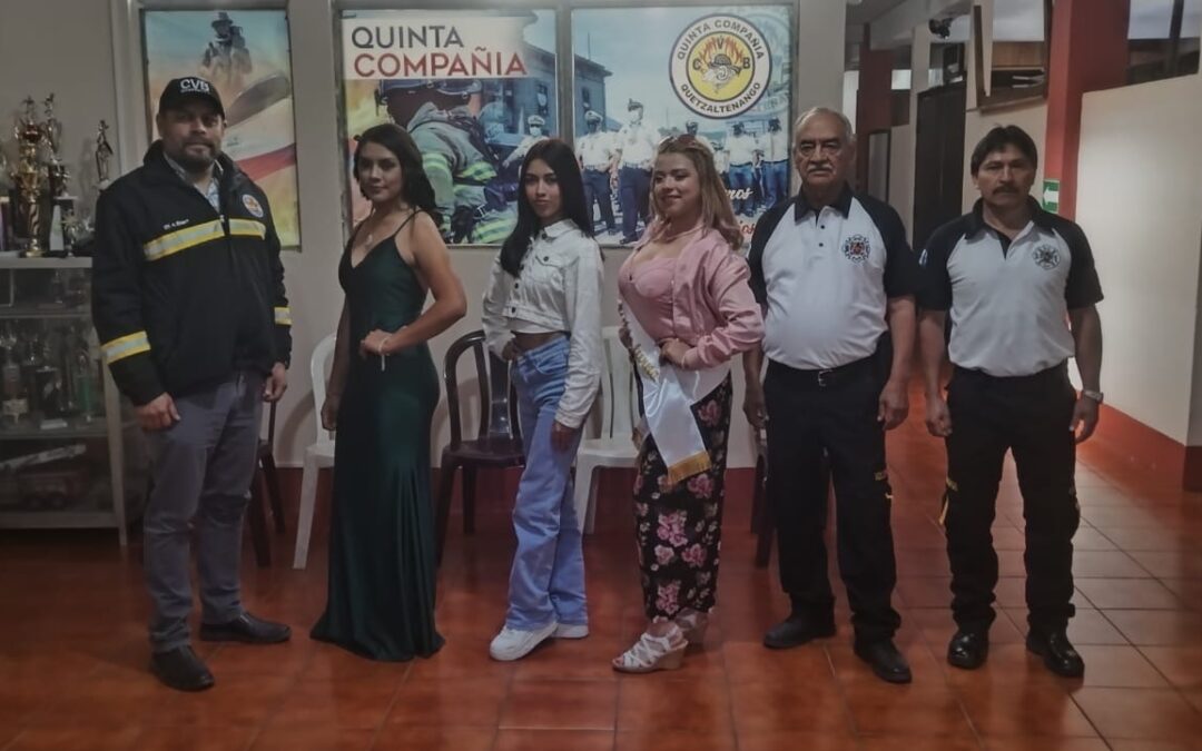 Tres candidatas participarán en la elección de Madrina de Bomberos Voluntarios en Quetzaltenango