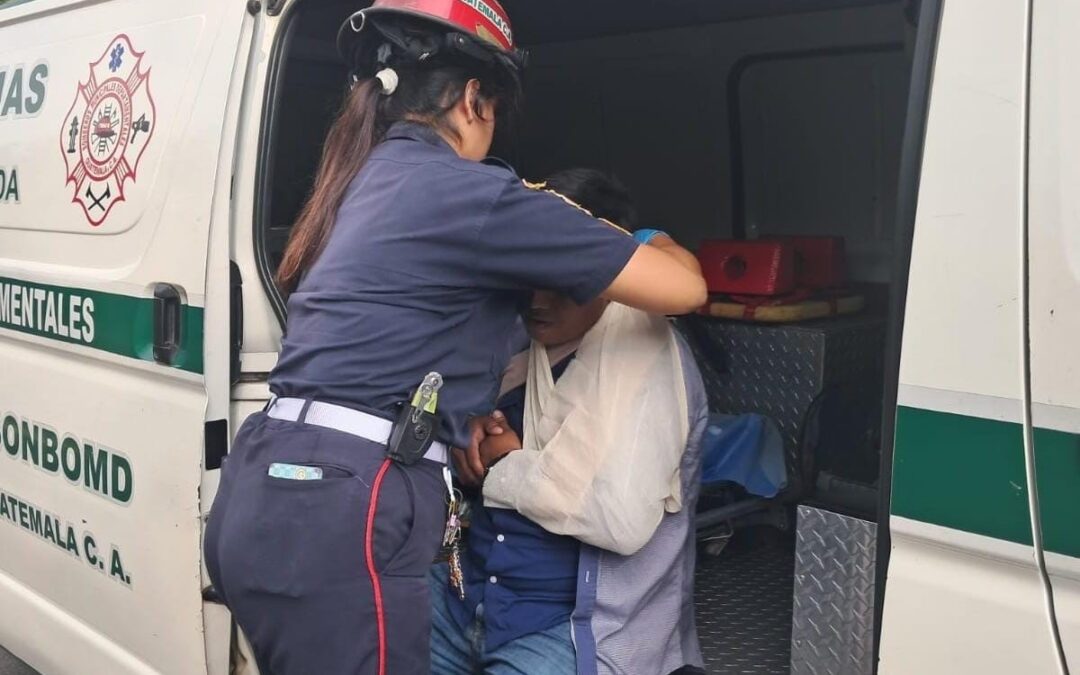 Motociclista resulta herido tras derrapar en el km 210 de la ruta al Pacífico