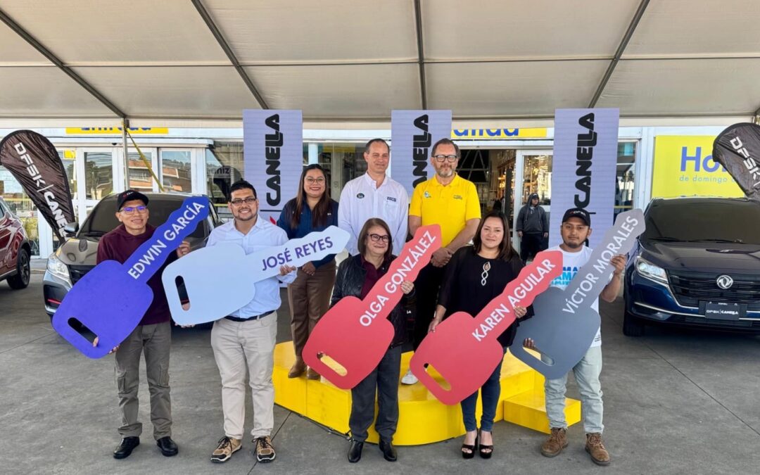 EPA, Pinturas Corona y Canella entregan cinco SUV DFSK Glory 500 al cierre de exitosa campaña