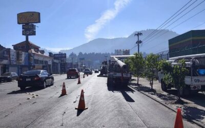 Dos accidentes de tránsito en Quetzaltenango dañan infraestructura eléctrica
