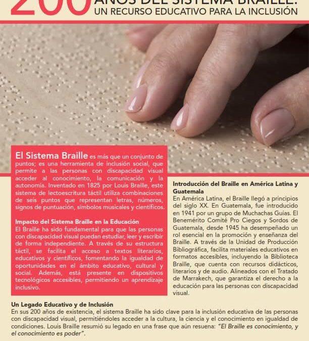 Hoy es el Día Mundial del Braille