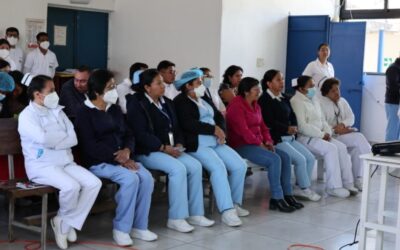 Capacitan a personal de hospital en medidas de bioseguridad