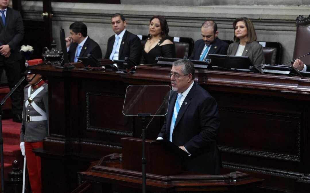 Presidente de Guatemala Bernardo Arévalo rinde su segundo informe de gobierno ante el Congreso