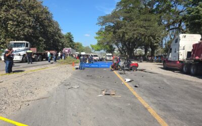 Un fallecido y dos heridos de gravedad en accidente de tránsito Suchitepéquez