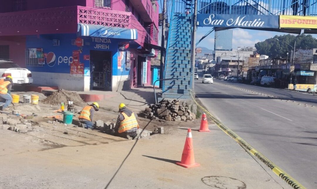 Sigue cierre vial en la zona 3 de Quetzaltenango