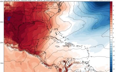 Fuerte cuña de alta presión provoca vientos intensos y descenso de temperaturas en Guatemala