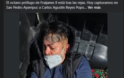 Presidente Bernardo Arévalo confirma la captura del octavo reo fugado de la cárcel Fraijanes II