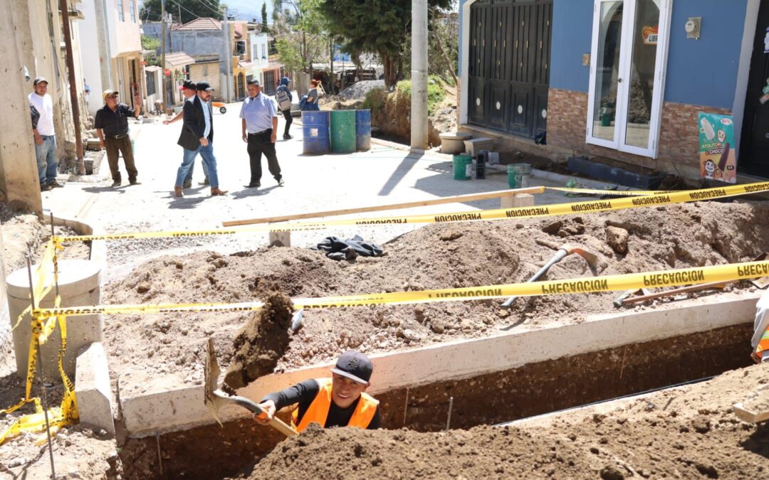 Supervisan avances en mejoramiento en la zona 10 de Quetzaltenango