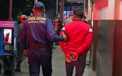 PNC, en las últimas 24 horas, captura a más de 110 personas en Guatemala