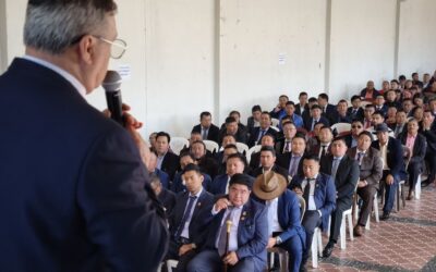 Realizan cambio de autoridades de alcaldías comunitarias en San Francisco El Alto