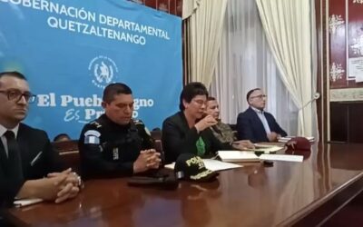 Autoridades informan sobre alcances del estado de sitio en conferencia de prensa en Quetzaltenango