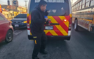 Motorista resulta herido en accidente en Calzada La Independencia