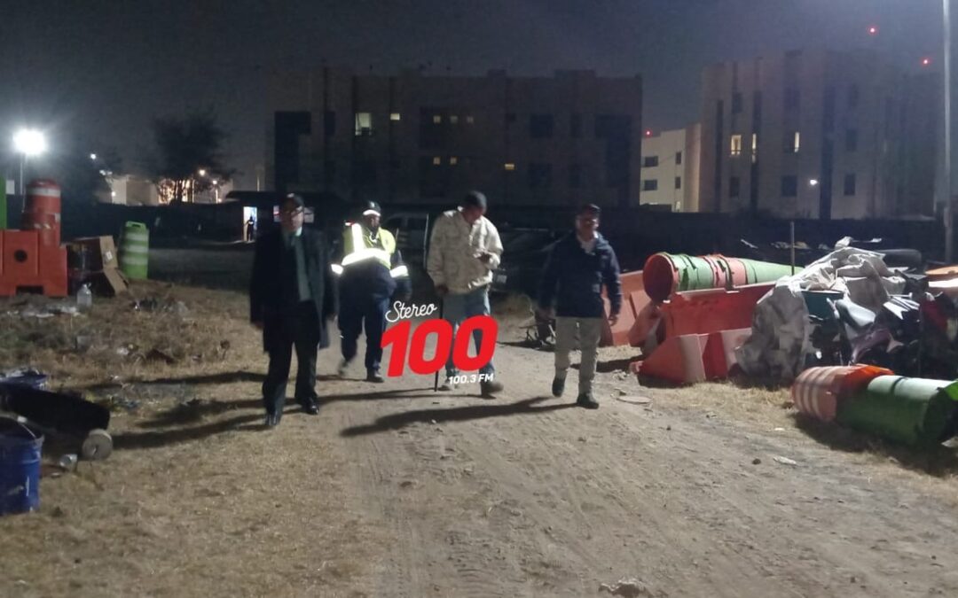 Autoridades municipales inspeccionan daños tras incendio en predio de la PMTQ en zona 6 de Xela