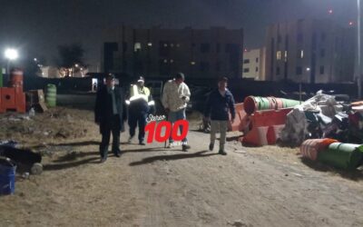 Autoridades municipales inspeccionan daños tras incendio en predio de la PMTQ en zona 6 de Xela