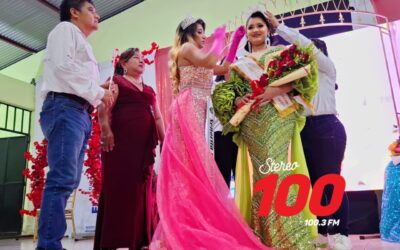 Coronan a Reinas de Santa Cruz Muluá en Velada Cultural.