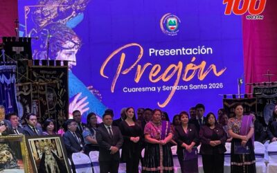Presentan el Pregón de Cuaresma y Semana Santa 2026 en el Teatro Municipal de Quetzaltenango