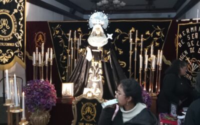 Exposición de la Virgen de Dolores en Casa No’j.