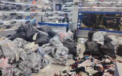Fiscalía incauta más de 3,400 pares de zapatos en operativo contra delitos de propiedad intelectual