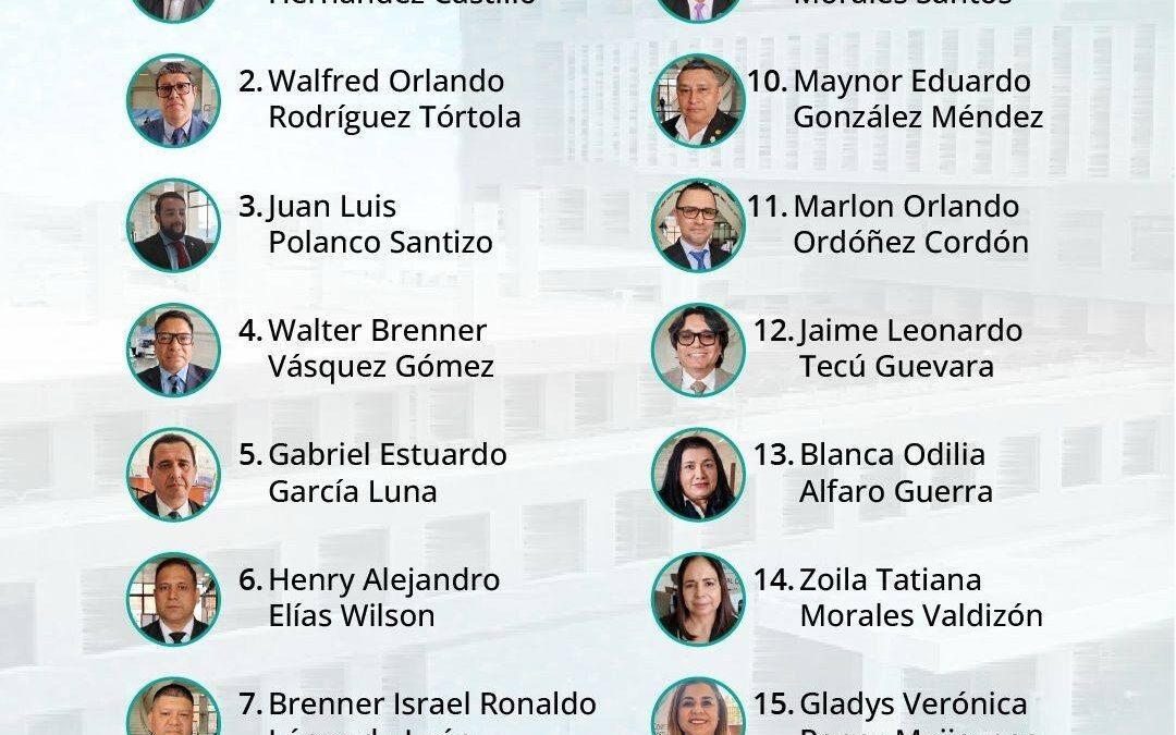 Comisión de Postulación cierra recepción con 59 aspirantes a Fiscal General.