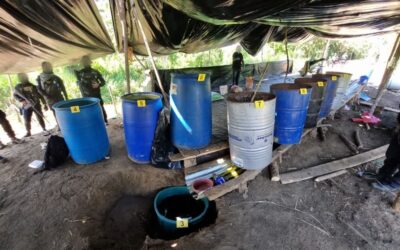 PNC destruyen narcolaboratorio en Izabal