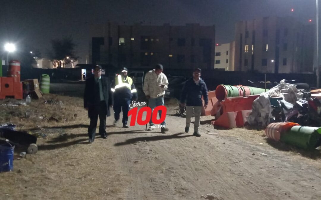 Inspeccionan daños por incendio en predio municipal de Quetzaltenango