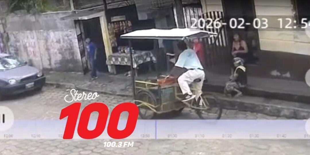 Cámara graba a hombre cuando agrede a menor de edad en Retalhuleu