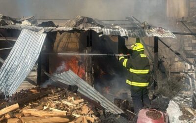 Incendio en cohetería en Totonicapán