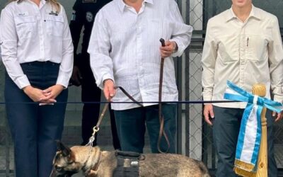 Presentan nuevas instalaciones para unidades K9 de la PNC