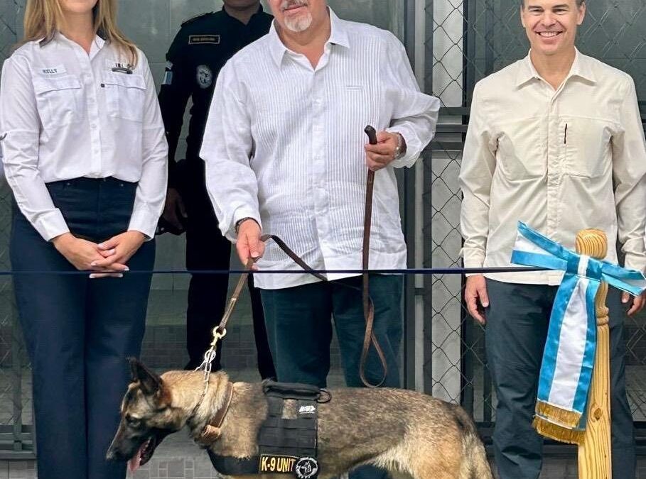 Presentan nuevas instalaciones para unidades K9 de la PNC