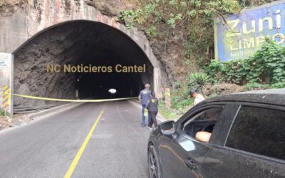 Cierran carriles en el túnel Santa María, Zunil, por levantamiento de cadáver