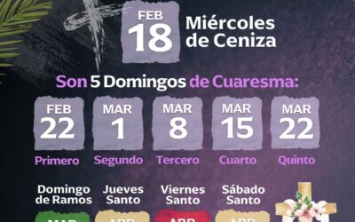 Cuaresma 2026 iniciará el 18 de febrero con el Miércoles de Ceniza