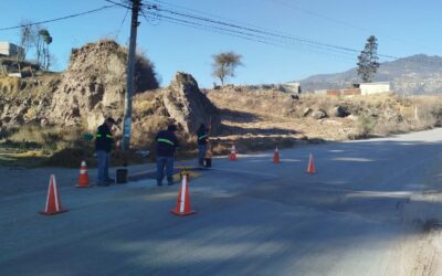 Cierre vial temporal en Tierra Colorada Baja de Quetzaltenango